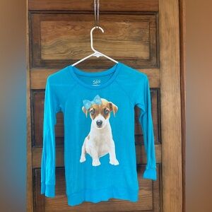 Justice Turquoise Long Sleeve Shirt